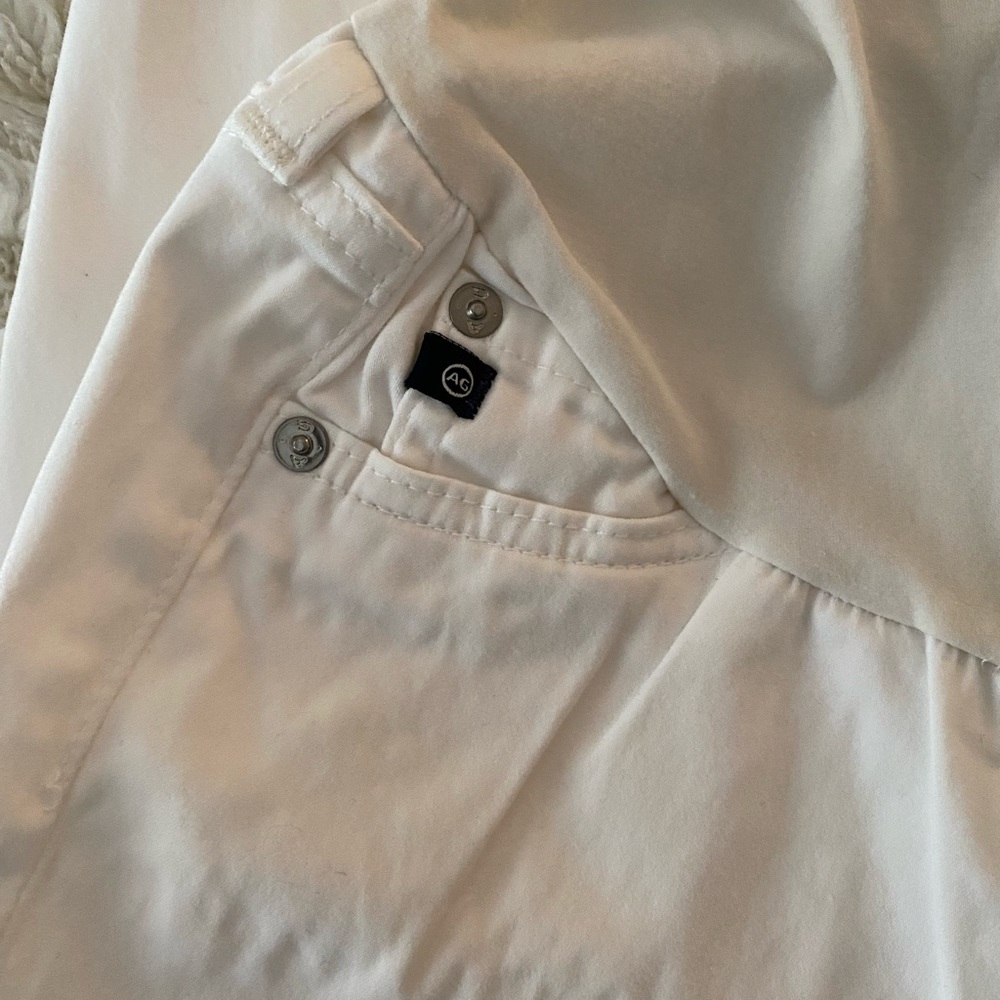 AG Adriano Goldschmied Size 28 Womens White Jeans Skinny Maternity